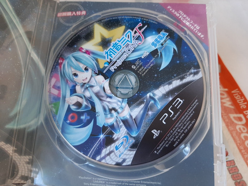 Project Diva F De Play 3,original Y Funcionando. (Usado)