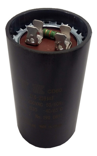 Capacitor Eletrolítico Partida De Motores 216-259-220v Tk