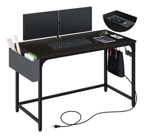 Escritorio Para Computadora Con Toma De Corriente, Escr...