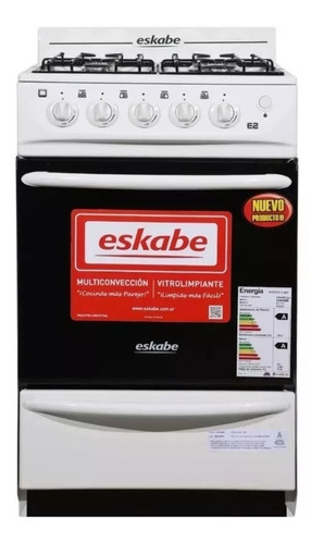 Cocina Eskabe Fortte Co E2 Bc G15 Enc Electrico Gas Natural Color Blanco