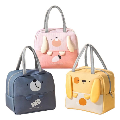 Lunchera Bolso Vianda Térmica Impermeable Infantil Pato