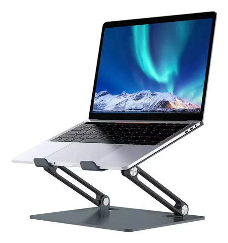 SOUNDANCE Soporte para laptop, elevador de computadora de aluminio,  elevador ergonómico para computadoras portátiles, soporte de metal  compatible con