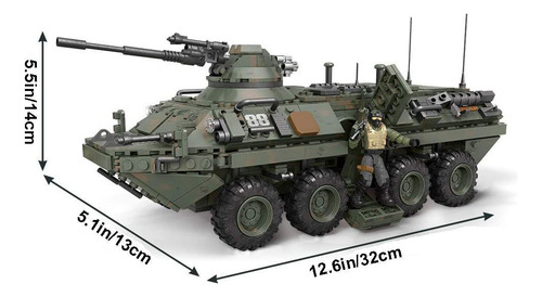 Yeibobo! Kit De Construcción Militar, Juego De Bloques De Co