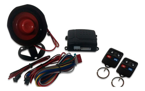 Kit De Alarma Para Auto 2 Puertas Seguros Electricos Relay