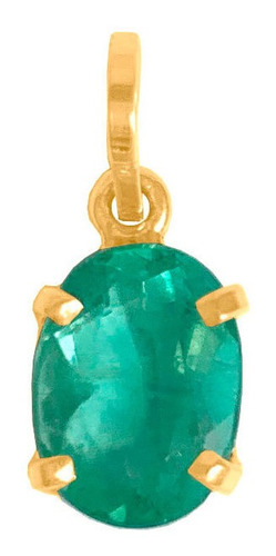 Pingente Ouro 18k Fluorita