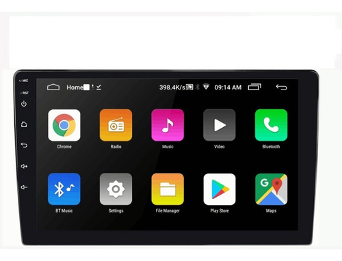 Estéreo De Coche Android 9.1 De 10 Pulgadas Con Camara 2 Din