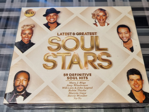 Soul Stars - 3 Cds  Compilado Europeo  Nuevo Sellado  