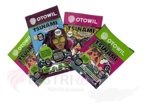 Imagen 9 de 9 de Acondicionador Tsunami C/ Jalea Real + Brillo Caja X48uni