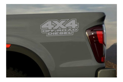 Sticker 4x4 Off Road Diesel Vehiculos Todo Terreno Etc.