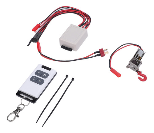 Kit De Controlador Rc Metal Winch Con Conector Remoto Jst He