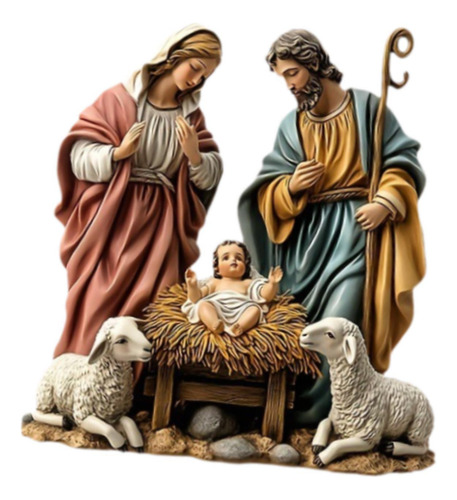 Belén Navideño, Conjunto De Adornos De Natividad,