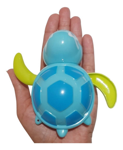 Imagen 2 de 9 de Tortuga Marina Nadadora A Cuerda Hola 527a Juego Baño Edu