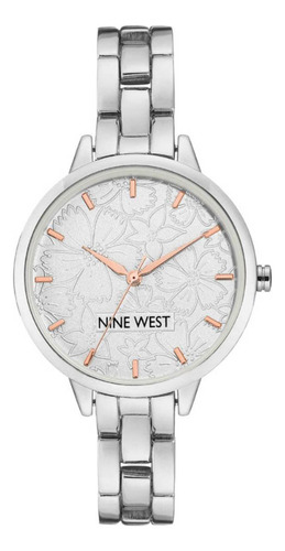 Reloj Nine West Silver Collection Plata Nw2227svrt Mujer Plata Plateado Plata