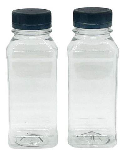Botella Plastica 250 Ml Tapa Rosca Jugo Lechera Pack X250 