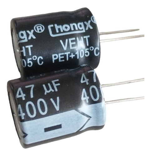 47uf 400v Filtro Electrolítico Condensador (2 Unidades)