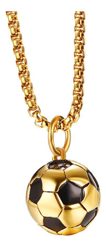 V Cadenas De Suéter Con Colgante De Fútbol De 1 Pieza