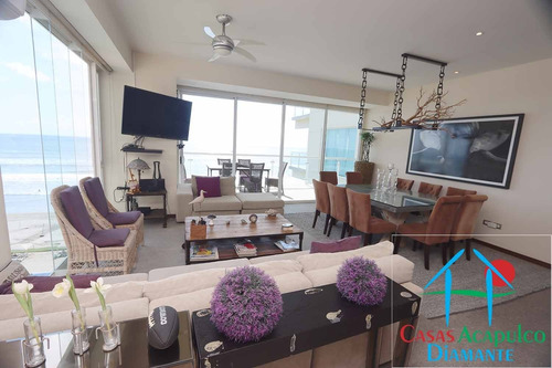 Imagen 3 de 14 de Cad Ocean Front 604. Terraza Con Vista Frontal Al Mar