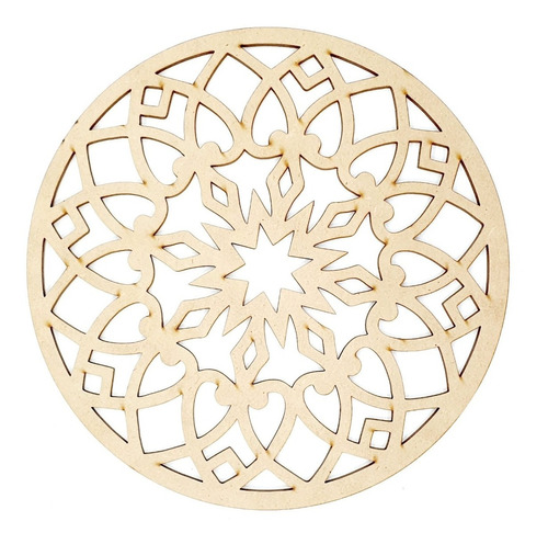 Mandalas Caladas Fibrofacil Mdf 20 Cm X 30 Unidades