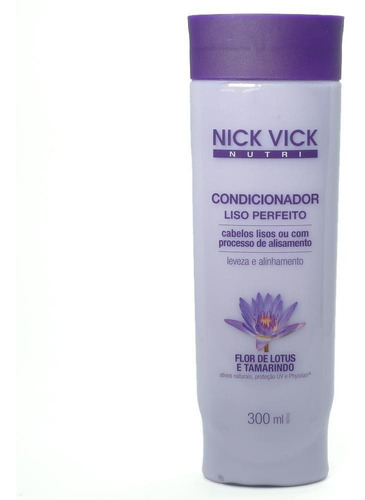 Condicionador Liso Perfeito Nick Vick Nutri 300ml