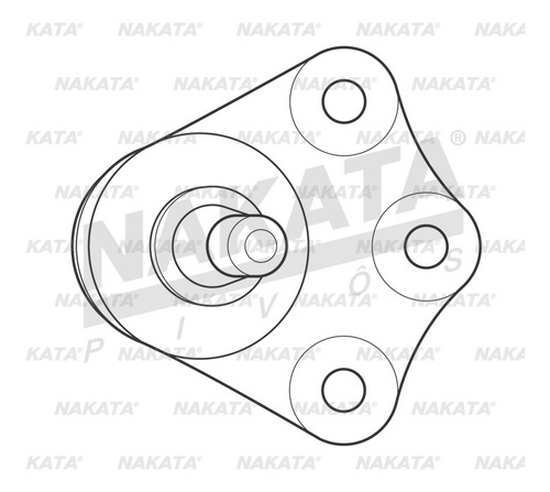 Pivo Suspensão Fiat Idea Nakata N6075