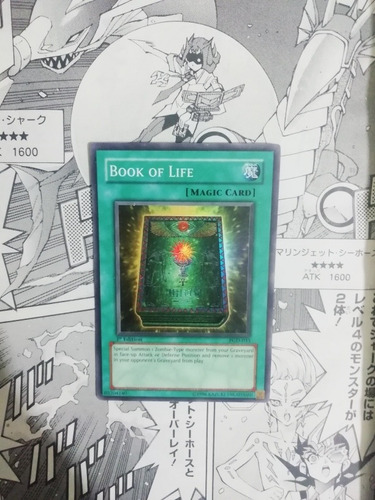 Book Of Life Yugioh Konami Super Rare Pgd 