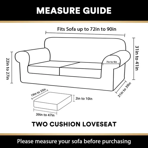Princedeco 3 Piezes Sofa Fundas Fundas De Sofá Para De