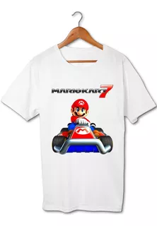 Mario Bros Mariokart 7 Remera Friki Tu Eres #2