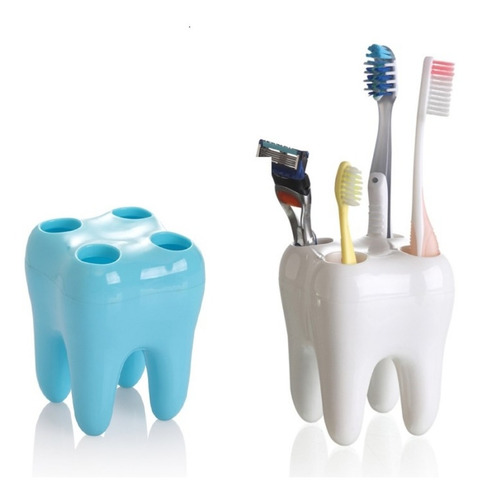Imagen 2 de 7 de Porta Cepillo De Dientes Para Botiquín Baño Colores