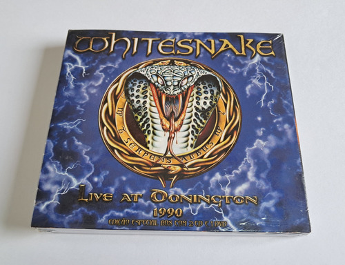 Box 2 Cds + Dvd Whitesnake - Live At Donington 1990 Digipack