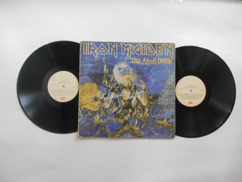 Lp Vinilo Iron Maiden  Live After Death Edic Venezuela 1985