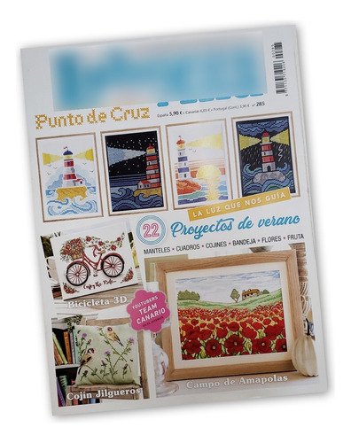 Revista Labores De Ana Punto Y Cruz Especial Cuadros 25 Proy