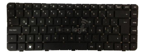 Teclado Hp Pavilion Dv5-2000 Dv5t-2000 Dm4-1000 Esp S/marco Color Negro