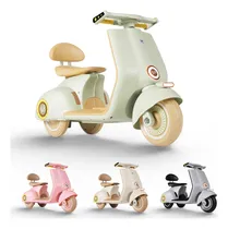 Comprar HONEYWHALE Moto Electrica Para Niños Tipo Vintage BDQ-916 Triciclo con Modo de Retroceso, Carro Electrico Infantil Montable con Luz Led y Musica, Velocidad Máxima 4KM\u002FH, Autonomía de 60 Minutos