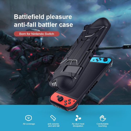 Imagem 6 de 10 de Capa Nillkin Battler Para Nintendo Switch + Película Full