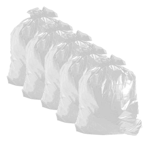 Saco De Lixo Branco 40l 100 Unidades Coleta Seletiva Kit 5