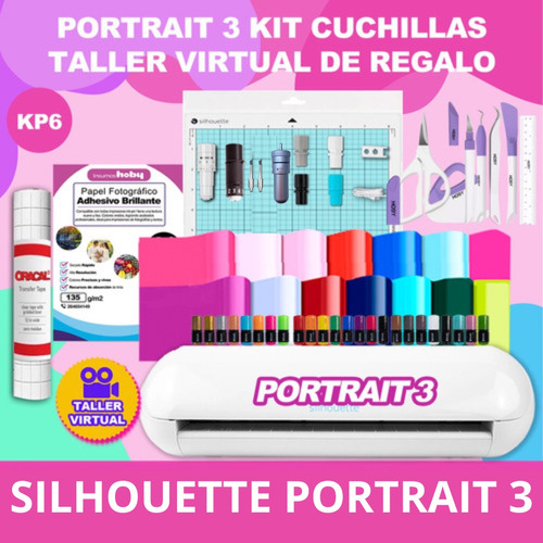 Kit Portrait 3 + Lapices + Cuchillas + Vinilos  Oferta