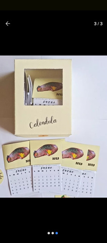 Calendario 2023 Personalizados X 30! En Caja Personalizada