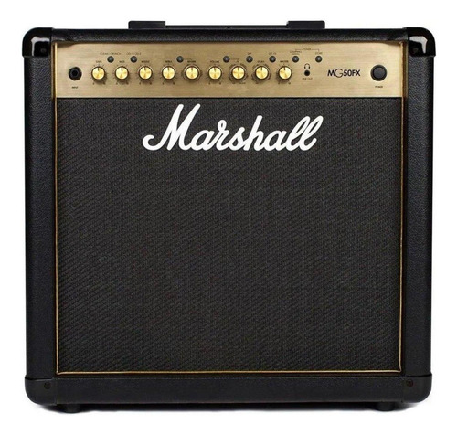 Amplificador Marshall MG Gold MG50FX Transistor para guitarra de 50W color negro/dorado 230V