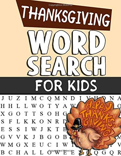 Thanksgiving Word Search For Kids Word Search Puzzle Book Fo