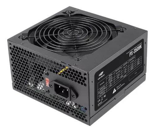 Fonte Atx 350w Real Gamer C3tech Ps-350bk 24 Pinos Com Chave