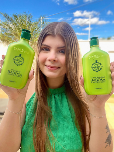 Shampoo E Condicionador De Babosa E Azeite Nutrição Original