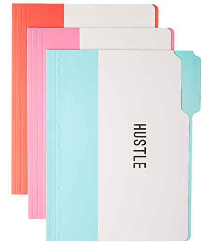  Hustle File Folder Set File Set Includes 9 Folders And...