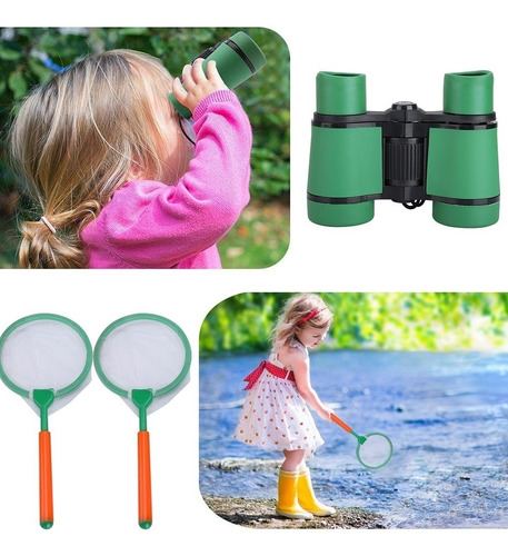Kit Brinquedos Criança Para Explorar Escoteiro Acampar
