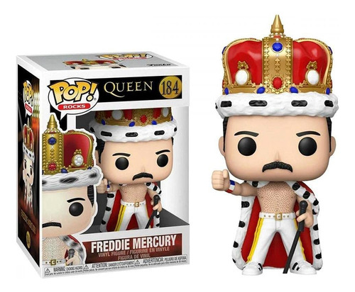 Pop Rocks: Freddie Mercury King Multicolor, 3.75 Pulgadas