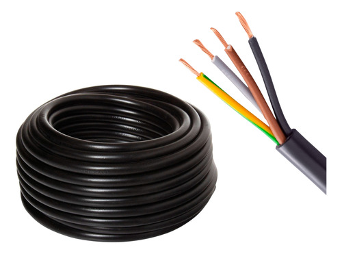 Cable Cordón Eléctrico Certificado 4x1,5mm Rv-k (175mts)