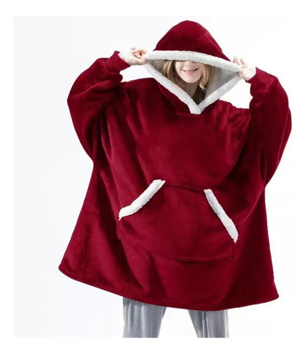 Manta Con Capucha Extragrande Para Mujer