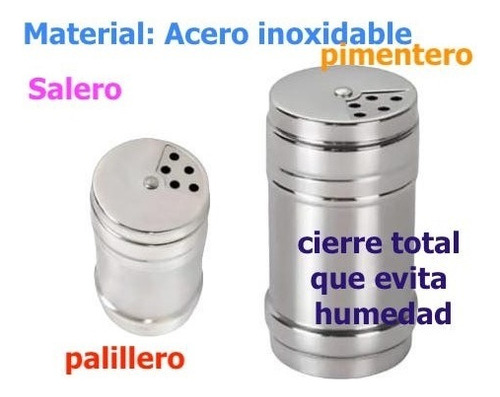 4 Servilleteros + 4 Saleros Pimenteros Palilleros Set 8