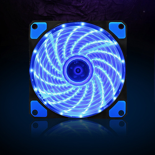 Computadora De Pc M Fan 15 Led Quite, 120 Mm, 12 V, 4 Pines,