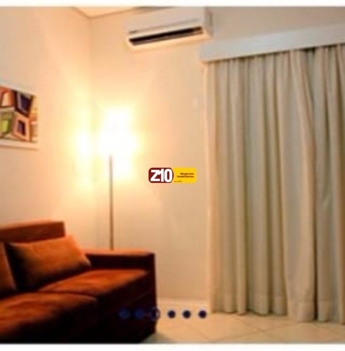 Imagem 2 de 11 de Ap05150 - Au.52 M² - Flat Em Excelente Localização - Number 1 - Z10 Imóveis Indaiatuba - Flat Com 1 Dormitório, Banheiro, Cozinha Americana - Ap05150 - 69586142