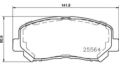 Kit Delanteras Balatas Bajos Metales Brembo Cherokee 14/15